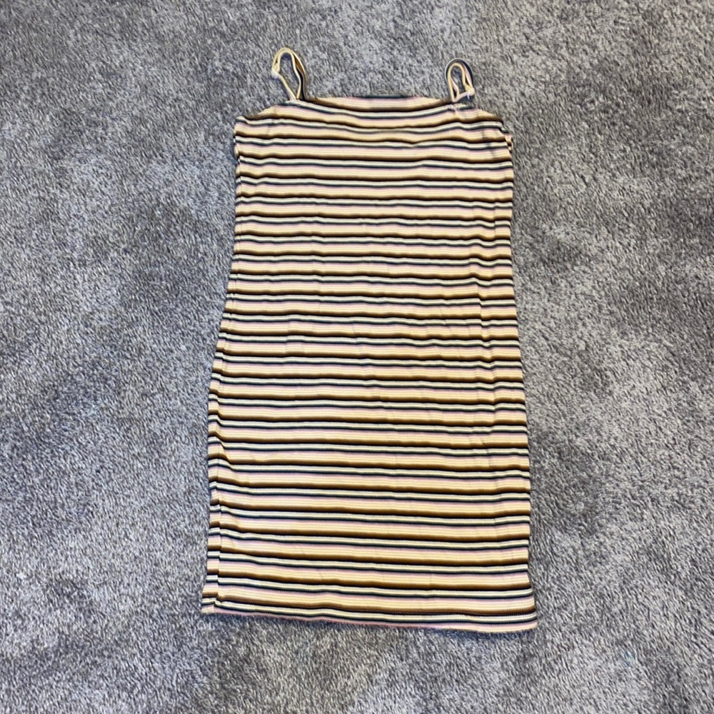 SHEIN multi-colored striped dress